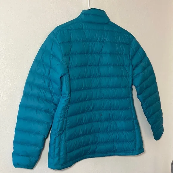 Women's Teal Puffer Jacket - Picture 6 of 15